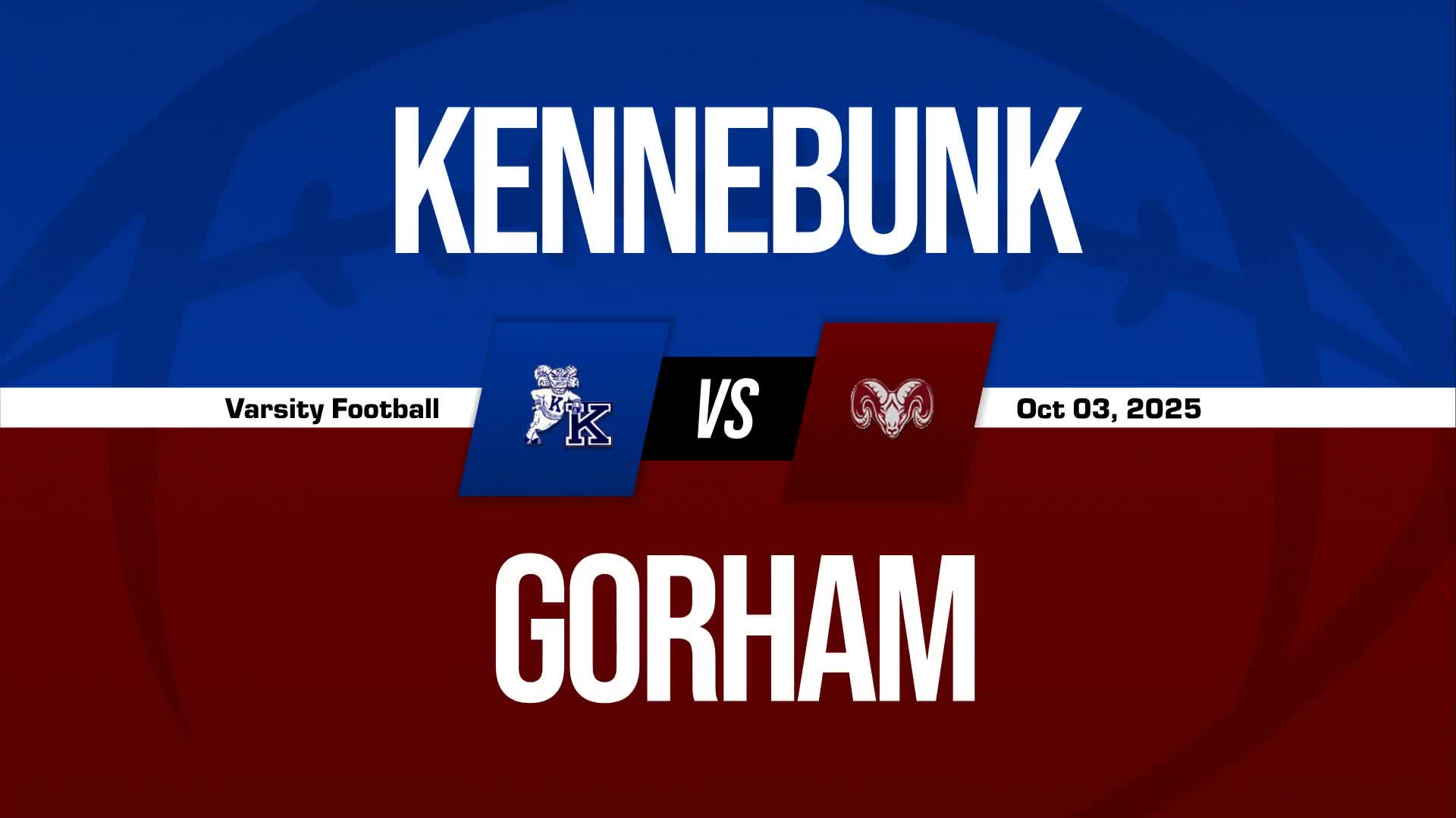 Football Game Preview: Gorham Rams vs. Scarborough Red Storm