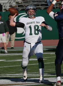 Brendan Keeney had two touchdown passes for Granite Bay.