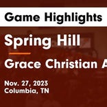 Spring Hill vs. Grace Christian Academy