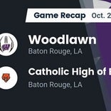 Football Game Recap: Woodlawn-B.R. Panthers vs. Catholic-B.R. Bears