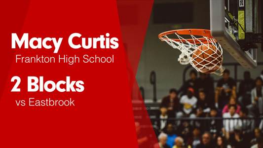 Basketball Recap: Dynamic Duo of  Lainey Hamaker and  Macy Curtis Lead Frankton to Victory
