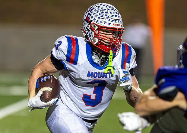 Kaegan Ash's 5,105 total yards and 77 touchdowns helped Mt. Enterprise scored more points than any other team in high school football this season. (PHOTO: Julie Isbell)