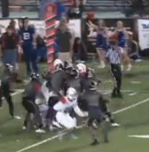 Video: Bad punt snap turns into pile-moving, lateral-tossing 99-yard touchdown