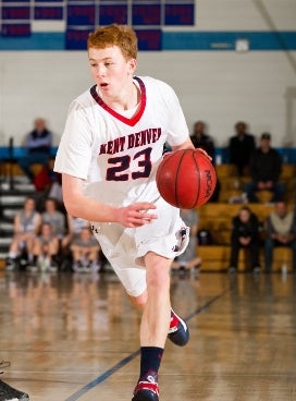 Josh Repine leads Kent Denver as the top seed
in the Class 3A state tournament.