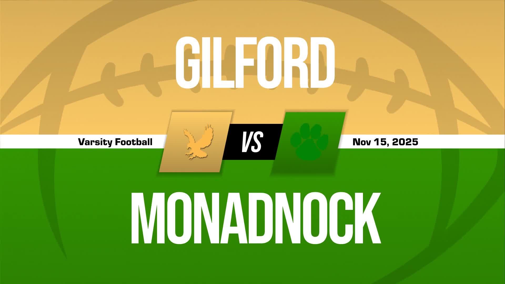 Football Game Preview: Gilford Golden Eagles vs. Laconia Sachems + How To Watch