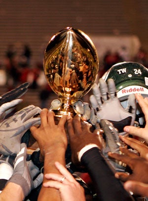 West Point celebrated a 2010 title.