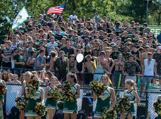 St. Joseph Regional student body and cheerleaders.