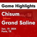 Basketball Game Recap: Grand Saline Indians vs. Rains Wildcats