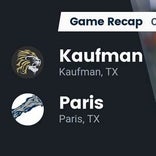 Football Game Recap: Paris Wildcats vs. Sulphur Springs Wildcats