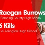 Raegan Burrows Game Report: vs Silver Stage