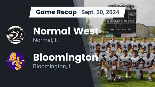 Football Recap: Normal West Takes a Loss