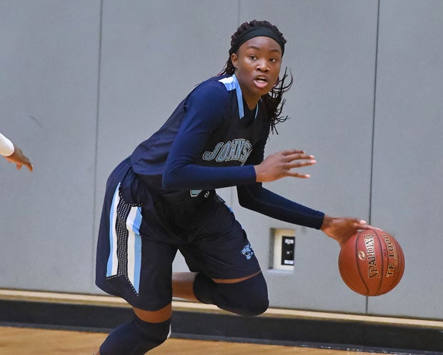 Johnson senior Alyssa Adams is averaging 13.7 rebounds per game.