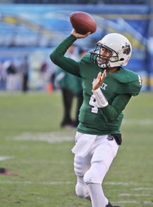 Helix quarterback Brandon Lewis.