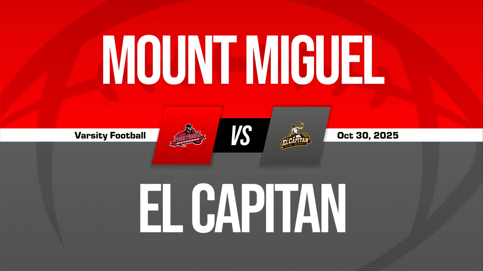 Football Recap: El Capitan Takes a Loss + How To Watch