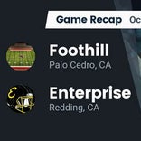 Football Game Recap: Enterprise Hornets vs. Foothill Cougars