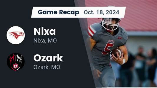 Football Recap: Nixa Beats Ozark for Their Eighth Straight  Victory