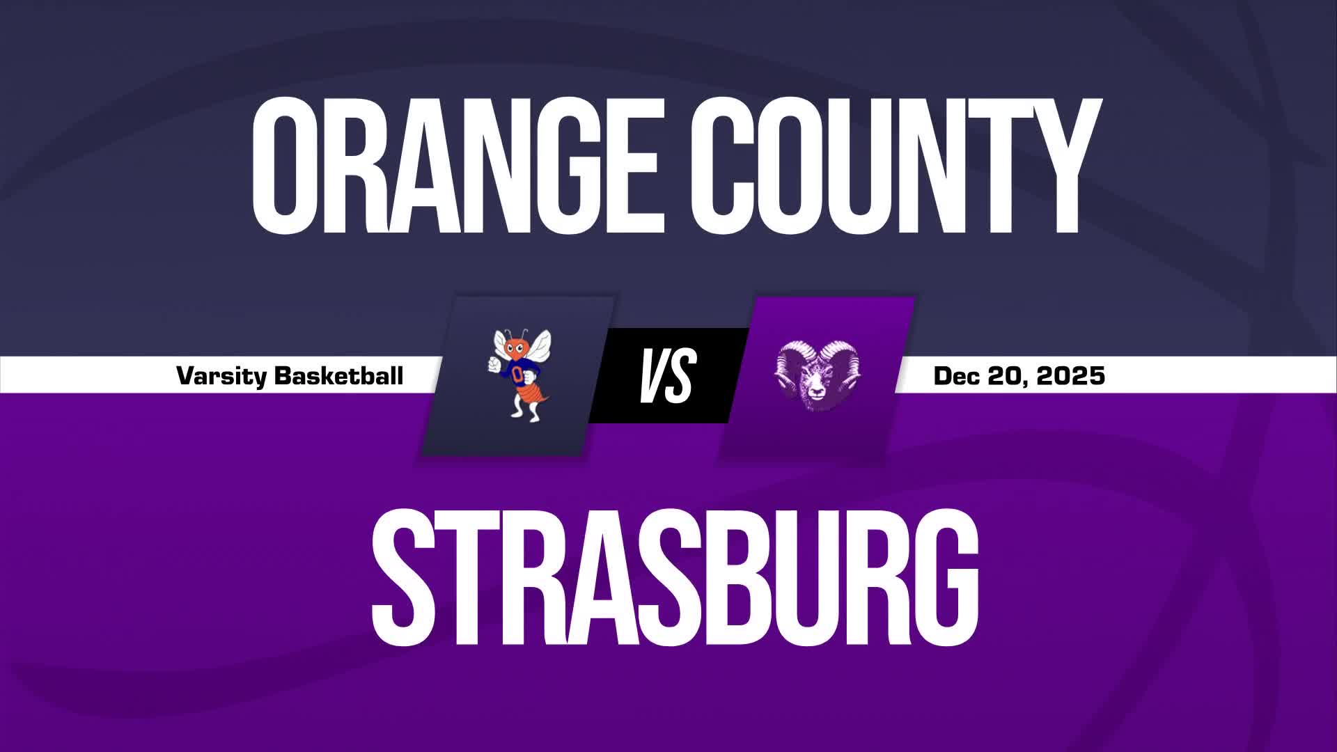 Basketball Recap: Strasburg Piles Up the Points Against Stonewall Jackson + How To Watch