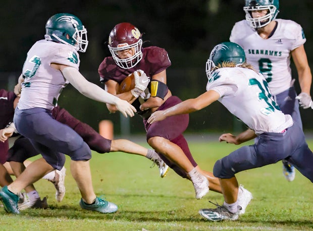 Kayleb Wagner during his state-record 525-yard performance against South Walton.