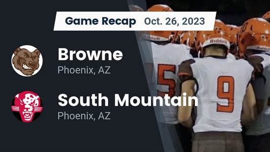 Football Game Recap: Browne Bruins vs. South Mountain Jaguars