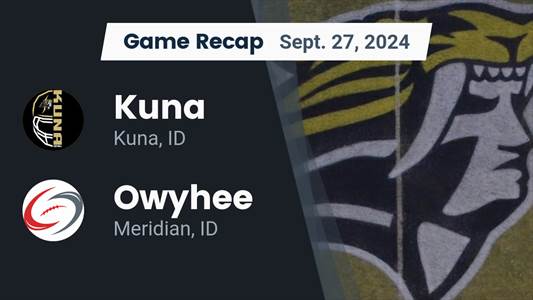 Football Game Preview: Kuna Kavemen vs. Borah Lions