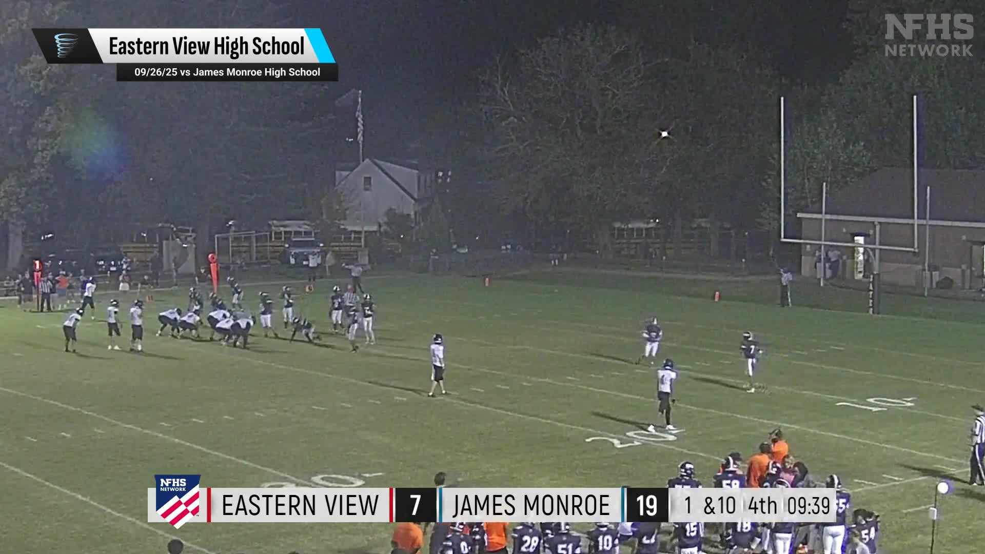 Football Recap: Eastern View Piles Up the Points Against King George