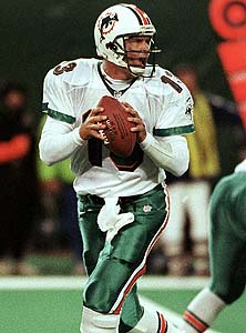 Marino with the Dolphins in 1999.