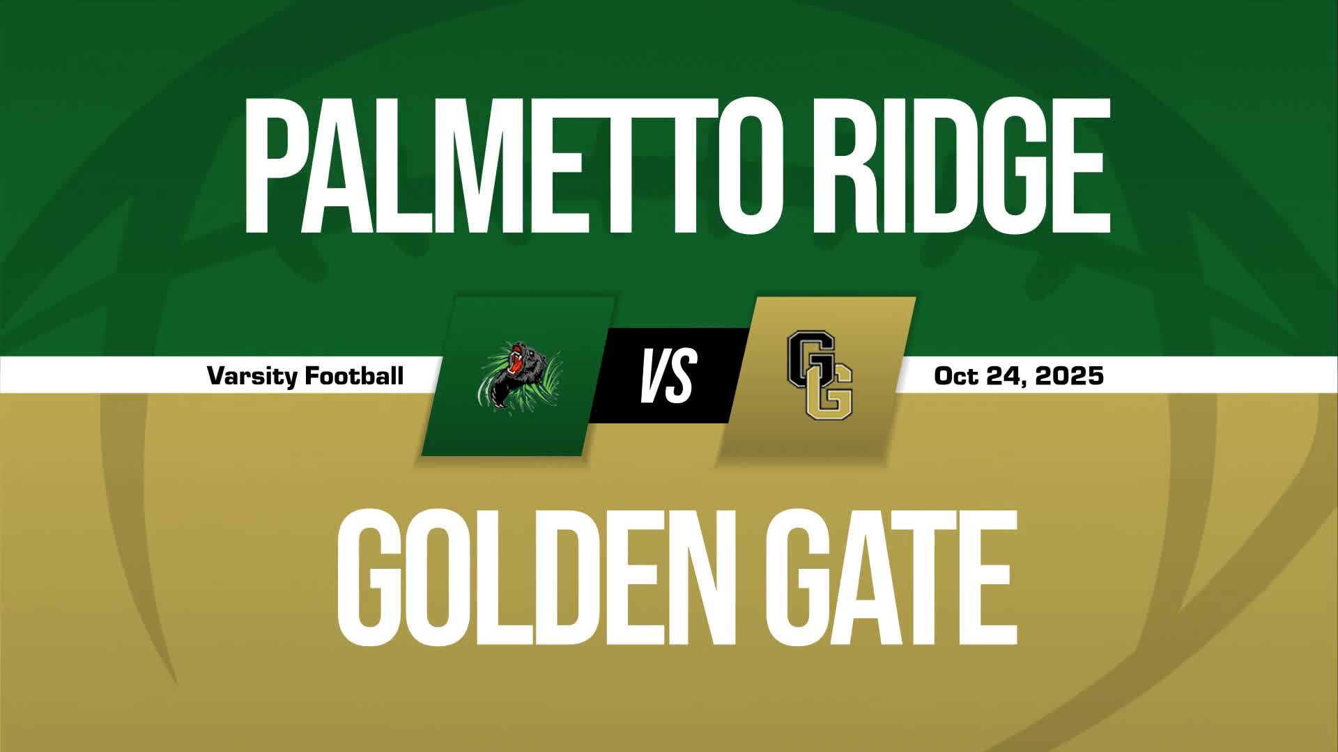 Football Recap: Palmetto Ridge Takes a Loss