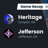 Football Game Recap: Heritage Patriots vs. Jefferson Dragons