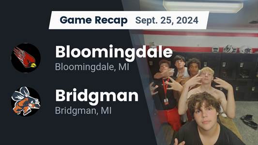 Football Recap: Bridgman Falls Short Against Ranked Gobles