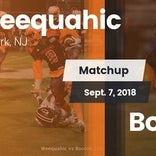 Football Game Recap: Boonton vs. Weequahic