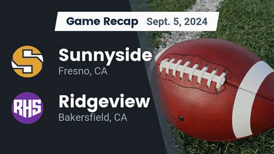 Football Game Recap: Ridgeview Comes Up Short