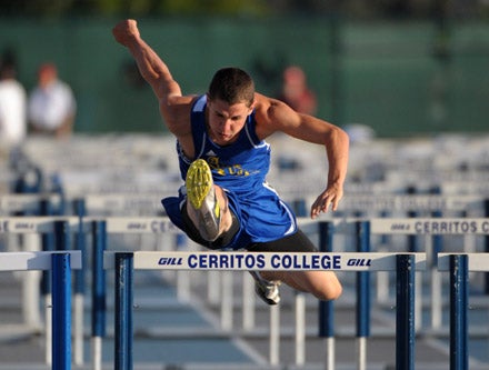 Johnathan Cabral was shocked and pumped with state's fastest 110 hurdles time ever under any condition.