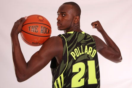 Devonta Pollard averaged over 23 points and 15 board per outing during a state championship senior season in Mississippi.