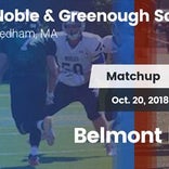 Football Game Recap: Noble & Greenough vs. Belmont Hill