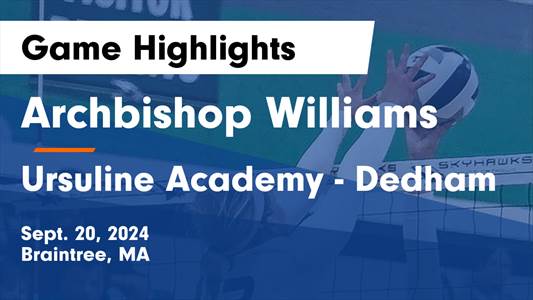 Volleyball Game Preview: Archbishop Williams Bishops vs. Bishop 