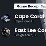 Football Game Recap: Cape Coral vs. Port Charlotte