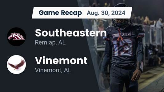 Football Game Recap: Vinemont Takes a Loss