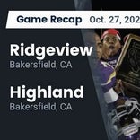 Football Game Recap: Highland Scots vs. Ridgeview Wolf Pack