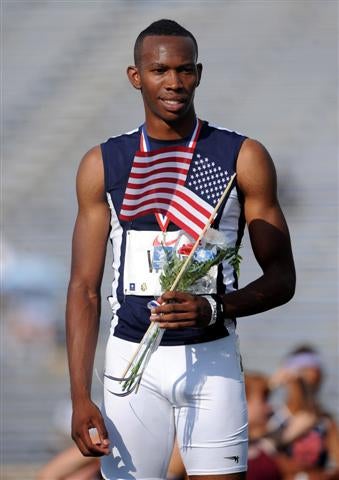 Wyatt at the Nike Outdoor Nationals in June.