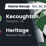 Football Game Recap: Kecoughtan Warriors vs. Heritage Hurricanes