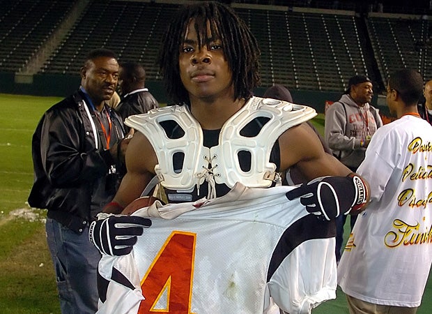 Richard Sherman poses for the camera as a senior at Dominguez High School in 2005.