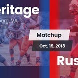 Football Game Recap: Heritage vs. Rustburg