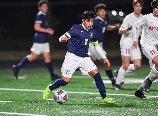 Jose Gallegos scored 21 goals and distributed nine assists for Central Catholic's state championship team this winter.