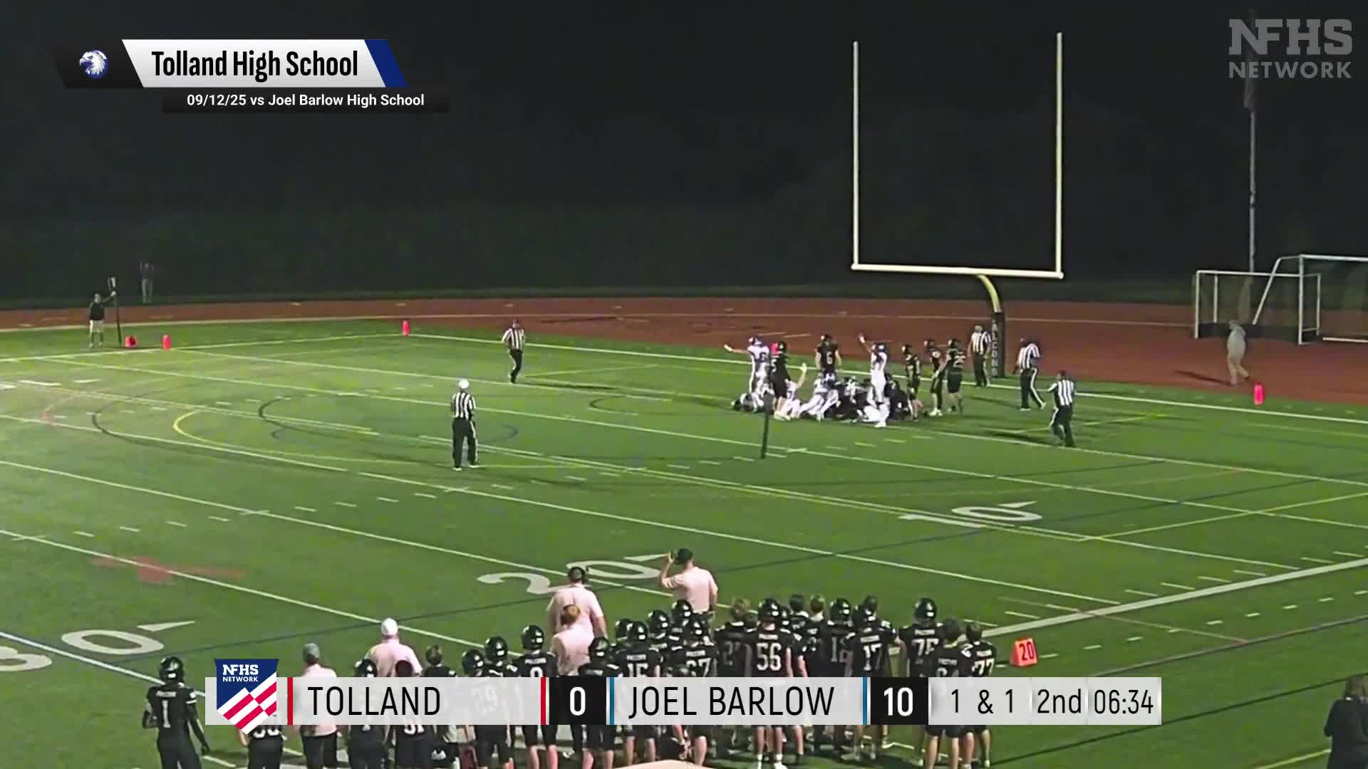 Football Game Recap: Tolland Eagles vs. Bloomfield Warhawks