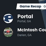 Football Game Recap: Portal Panthers vs. McIntosh County Academy Buccaneers