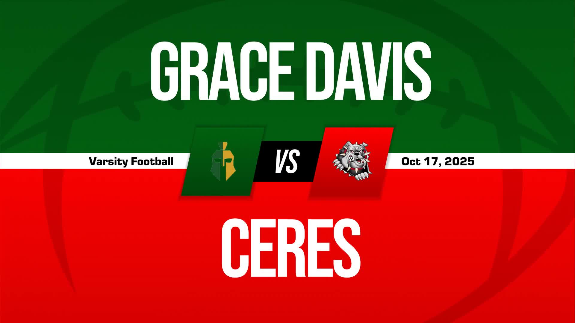 Football Game Preview: Grace Davis Spartans vs. Johansen Vikings + Official Tickets
