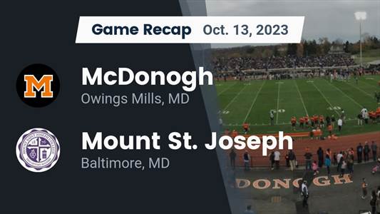 Football Game Recap: Calvert Hall Cardinals vs. Mount St. Joseph Gaels