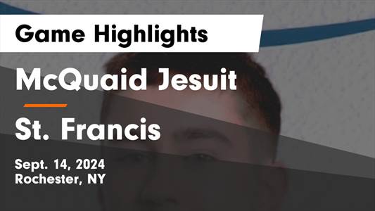 Soccer Game Recap: St. Francis Comes Up Short