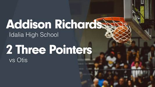Addison Richards Game Report: vs Prairie