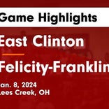 Felicity-Franklin wins going away against East Clinton